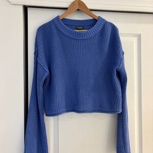 wild fable Periwinkle Cropped Knit Pullover